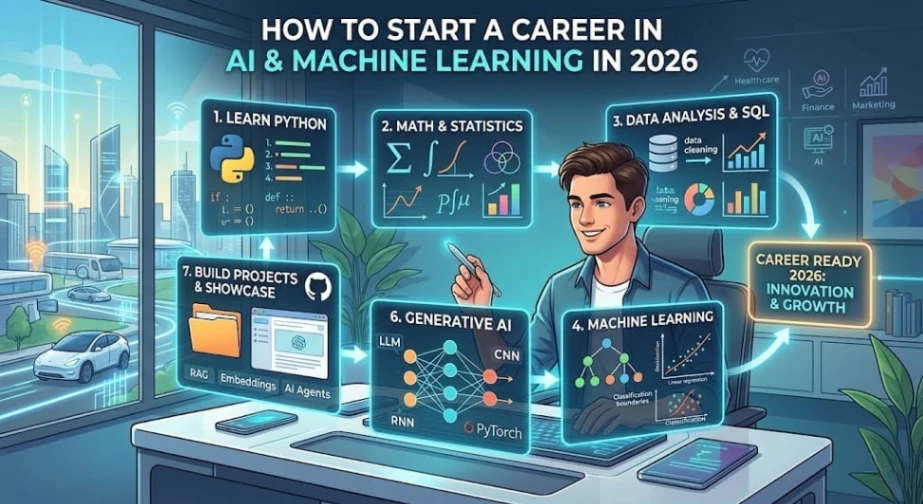 How to Start a Career in AI and Machine Learning in 2026
